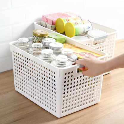 Panier de rangement en plastique