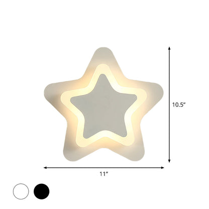 StellarGlow – Applique Murale LED Scandinave pour Enfants