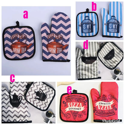 Ensemble de moufles et gants