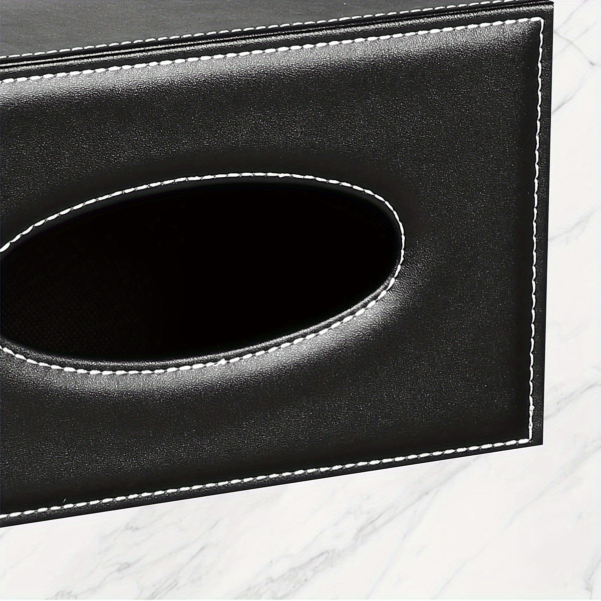Chic Organizer - Boîte de rangement en cuir artificiel de luxe avec 4 compartiments