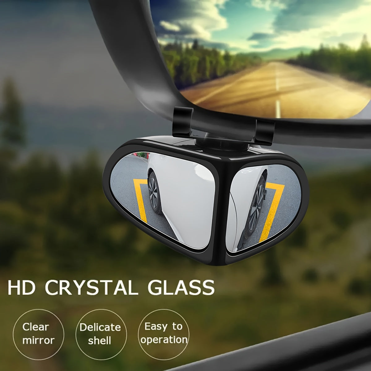 SafeView - Miroirs d'angle mort réglables à 360°
