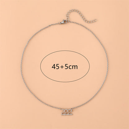 Celestia Collier en Acier Inoxydable Anges Numéros - Un Bijou Particulier pour Connexion Spirituelle