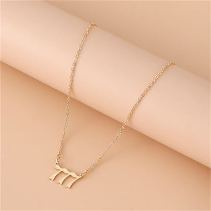 Celestia Collier en Acier Inoxydable Anges Numéros - Un Bijou Particulier pour Connexion Spirituelle