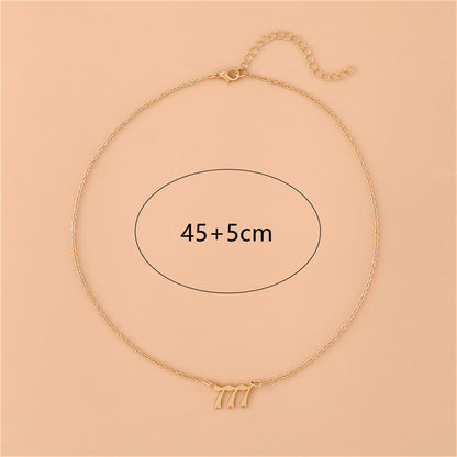 Celestia Collier en Acier Inoxydable Anges Numéros - Un Bijou Particulier pour Connexion Spirituelle