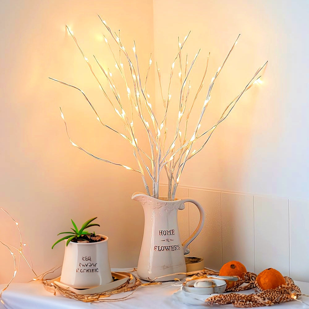 BranchGlow – Majisu LED Lampe à Branches, 69,85 cm, Éclairage Blanc Chaud