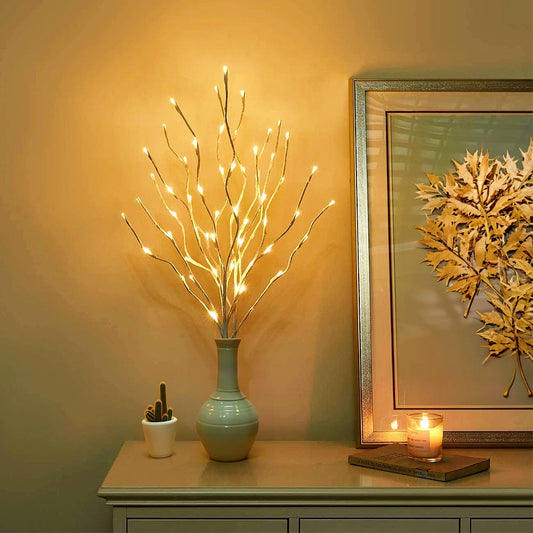 BranchGlow – Majisu LED Lampe de Branche, 69,85 cm, Éclairage Blanc Chaud