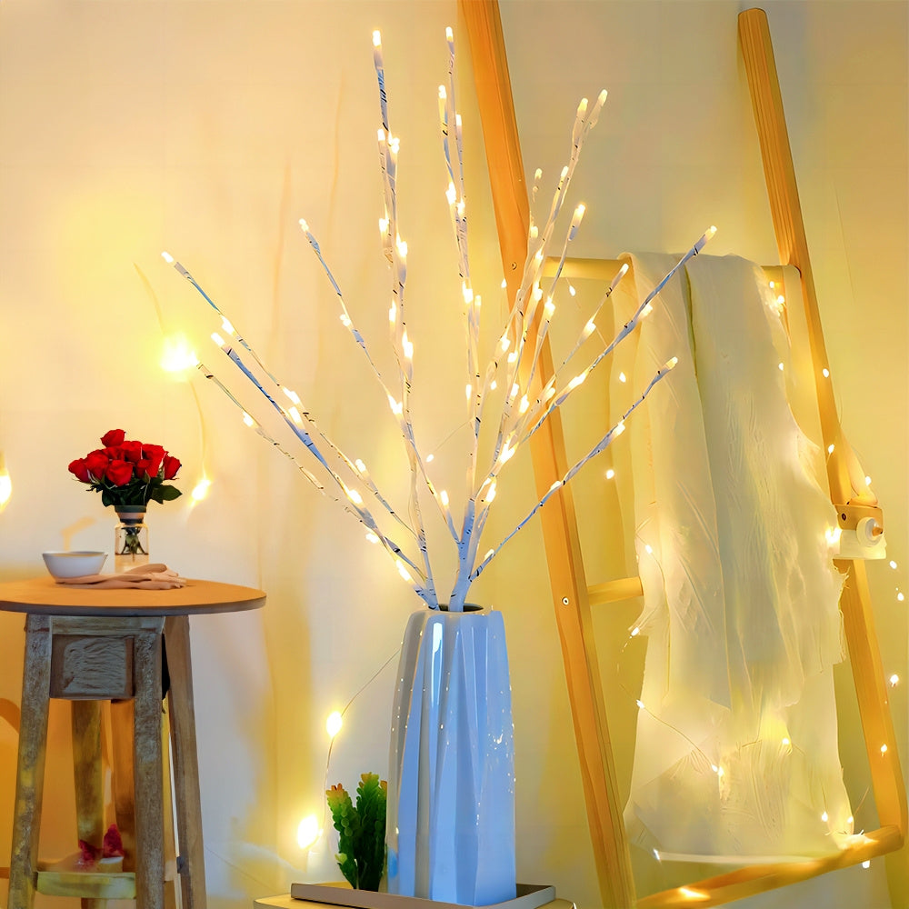 BranchGlow – Majisu LED Lampe de Branche, 69,85 cm, Éclairage Blanc Chaud