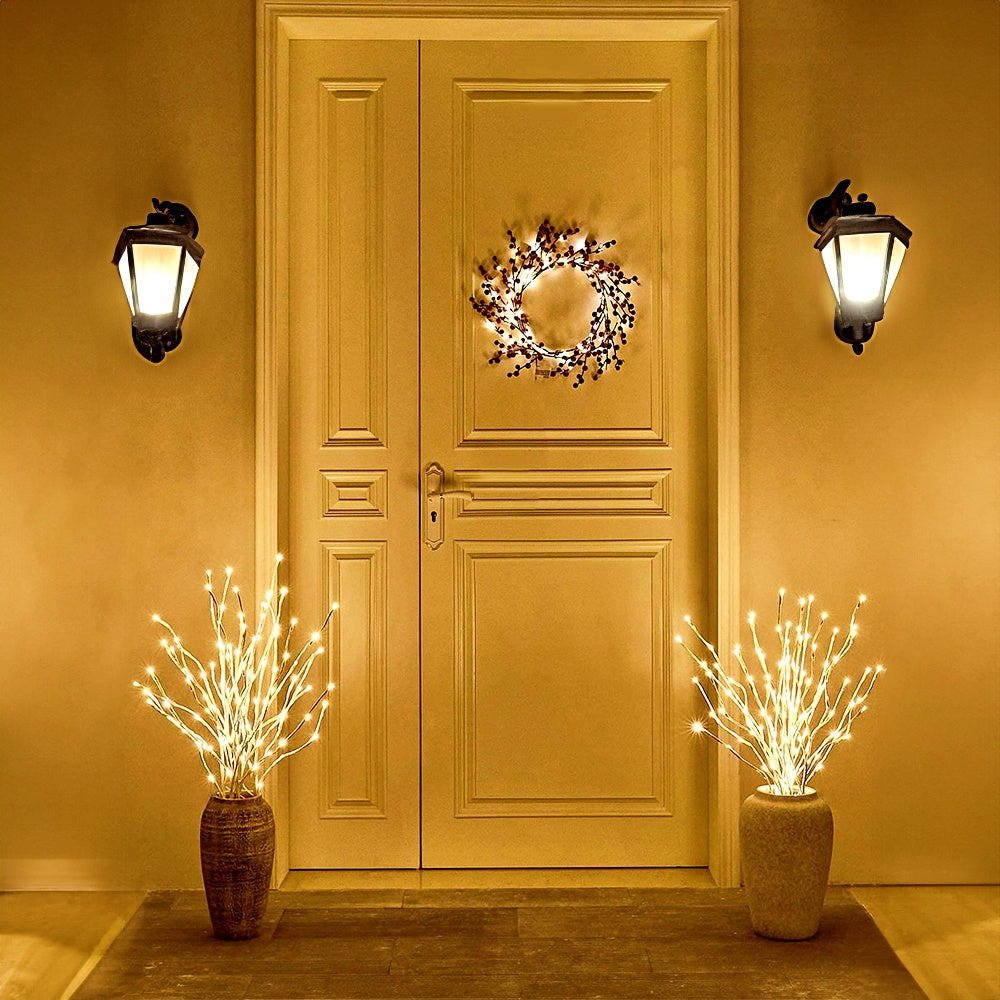 BranchGlow – Majisu LED Lampe à Branches, 69,85 cm, Éclairage Blanc Chaud