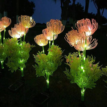 Floroux | Lumière extérieure LED magique avec des motifs floraux