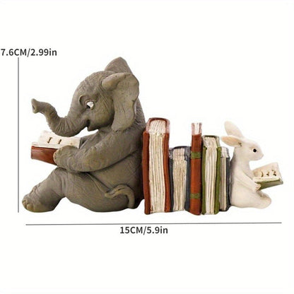 Charming - Amusants supports de livres éléphant et lapin