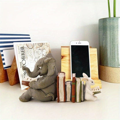 Charming - Amusants supports de livres éléphant et lapin
