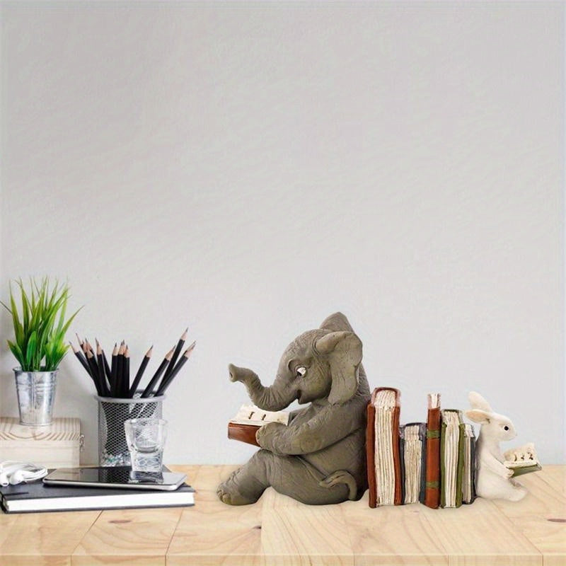 Charming - Amusants supports de livres éléphant et lapin