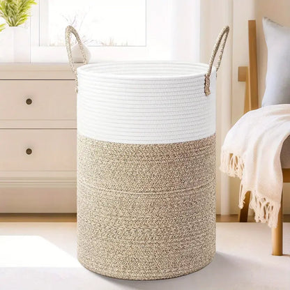 Floroux - Panier en coton pliable