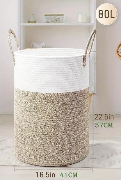 Floroux - Panier en coton pliable