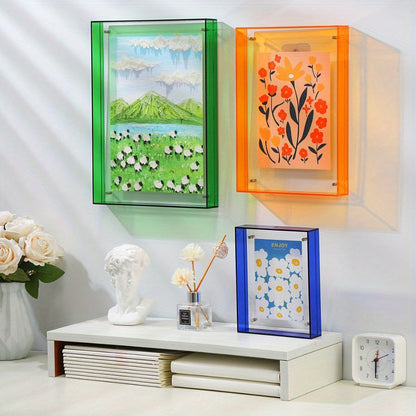 AcrylicFrame – Luxe Art Deco Cadre Photo