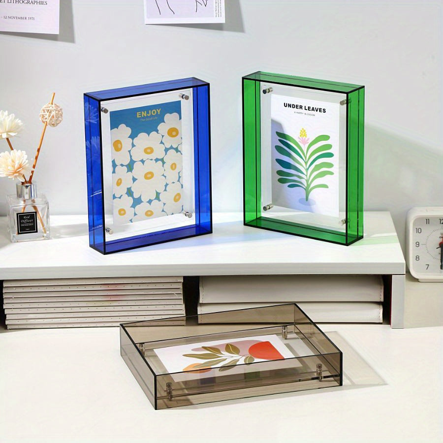 AcrylicFrame – Luxe Art Deco Cadre Photo