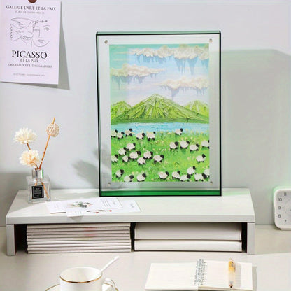 AcrylicFrame – Luxe Art Deco Cadre Photo