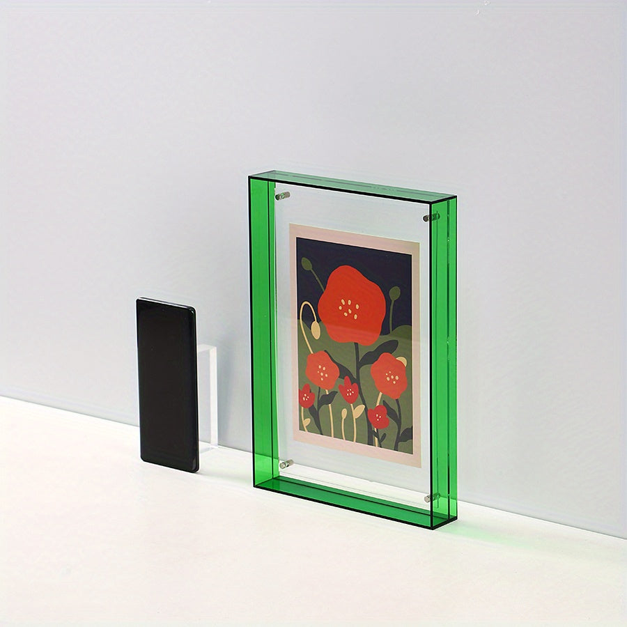 AcrylicFrame – Luxe Art Deco Cadre Photo