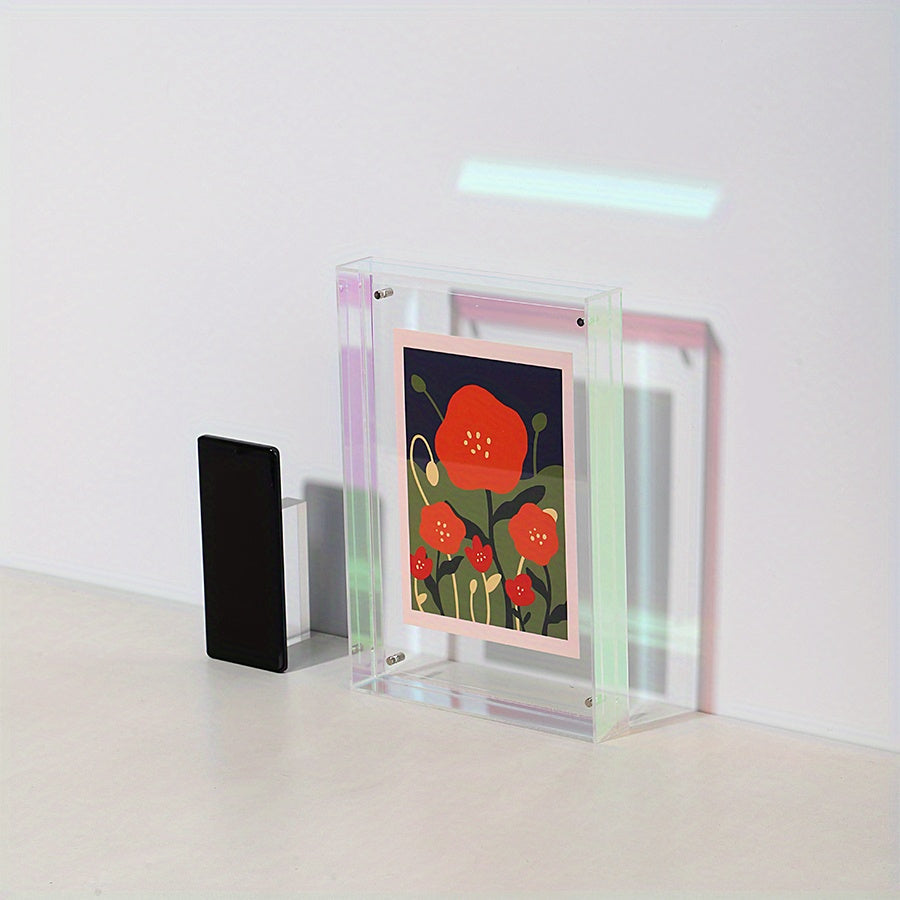 AcrylicFrame – Luxe Art Deco Cadre Photo