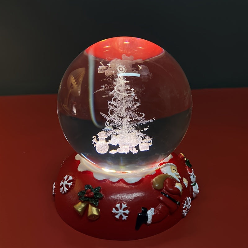 CrystalLight – Élégante lampe de table USB en cristal