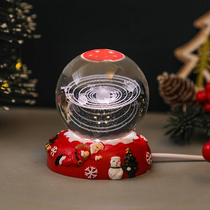 CrystalLight – Élégante lampe de table USB en cristal