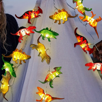 DinoGlow – Guirlande d'éclairage LED avec design de dinosaure