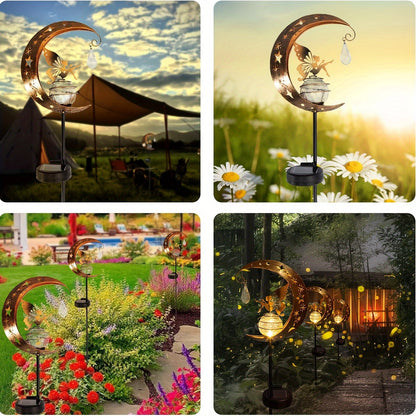 MoonGlow – Lampe de jardin magique avec Soleil et Lune