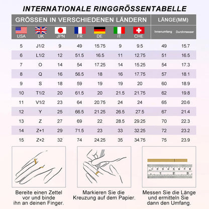 Anneau minimaliste élégant en améthyste et zircon - Nova