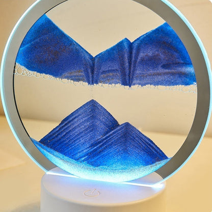 Lampe décorative créative de sable fluide