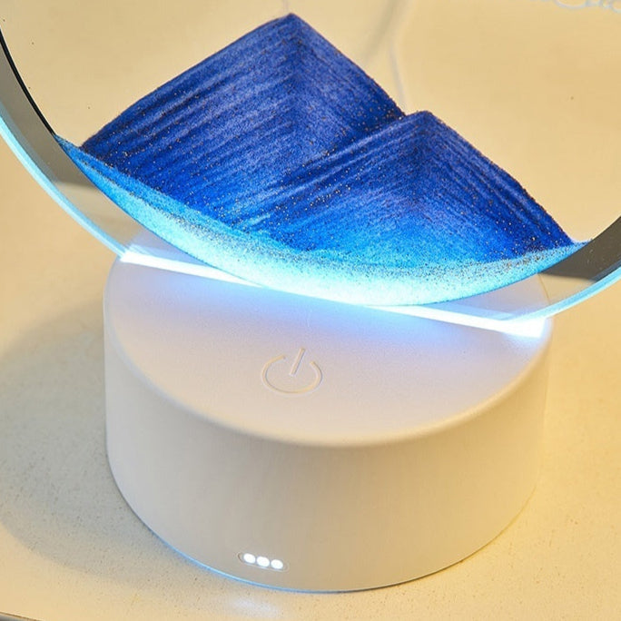 Lampe décorative créative de sable fluide