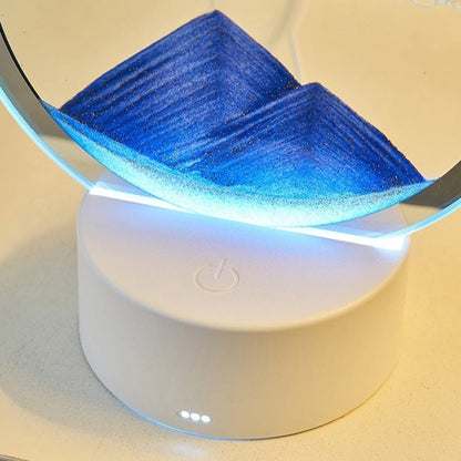 Lampe décorative créative de sable fluide
