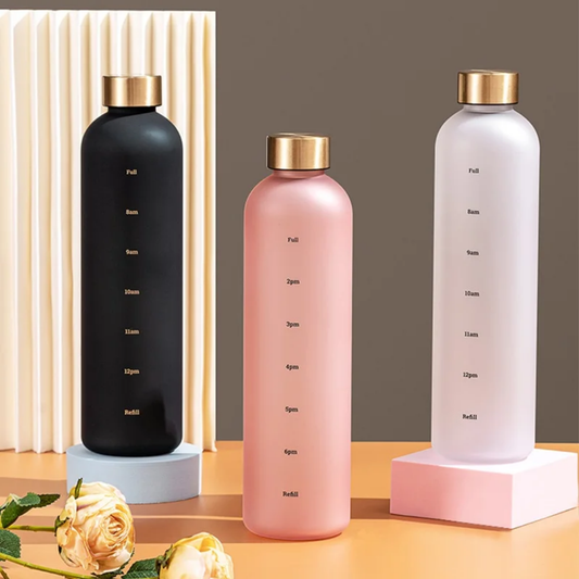 Bouteille d'eau givrée