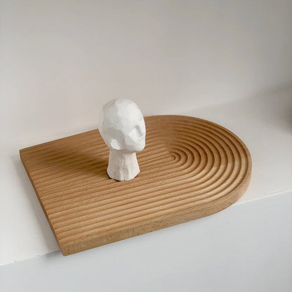 Bol de rangement en bois Floroux à arc ondulé