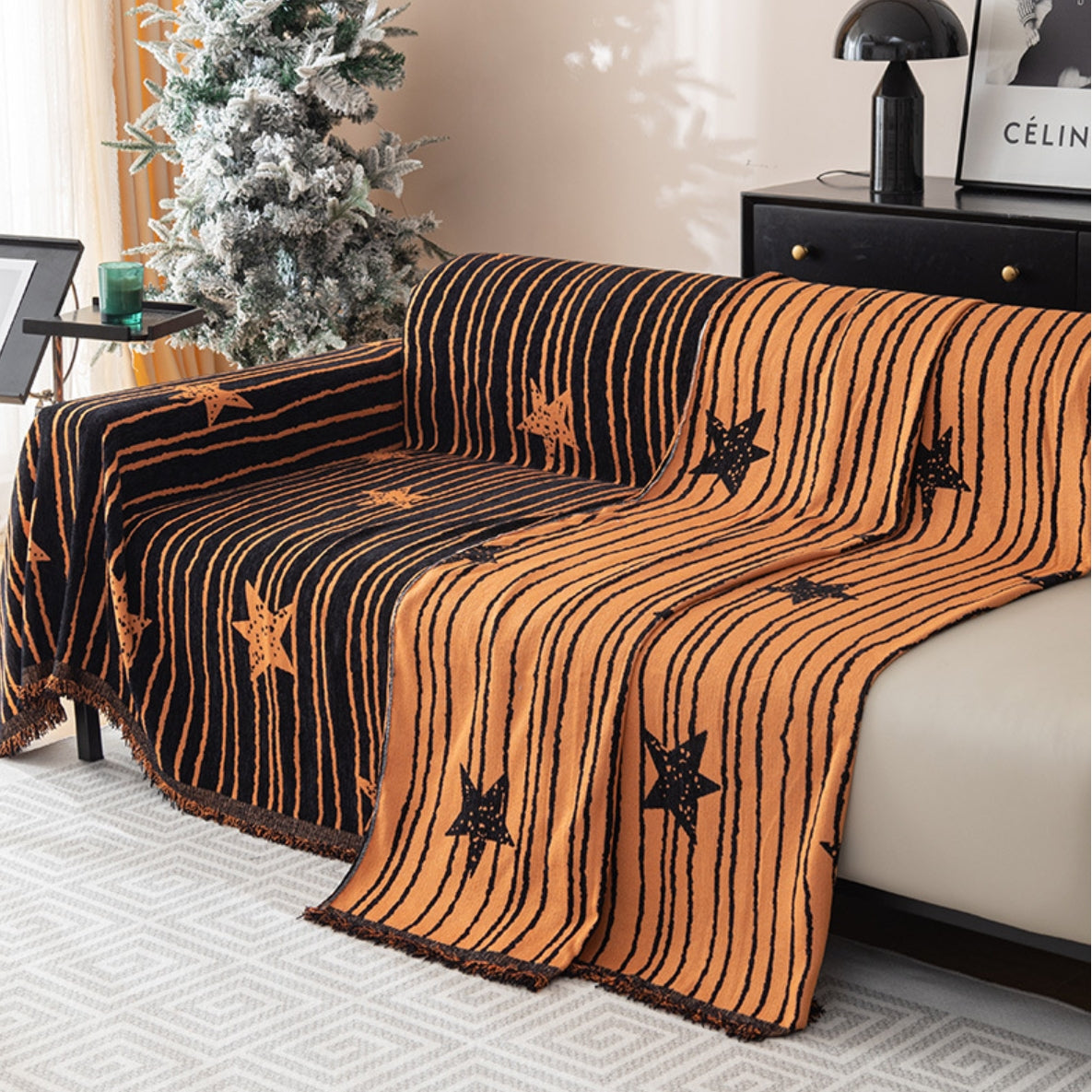 Couvre-sofa/canapé en chenille Wishing Star