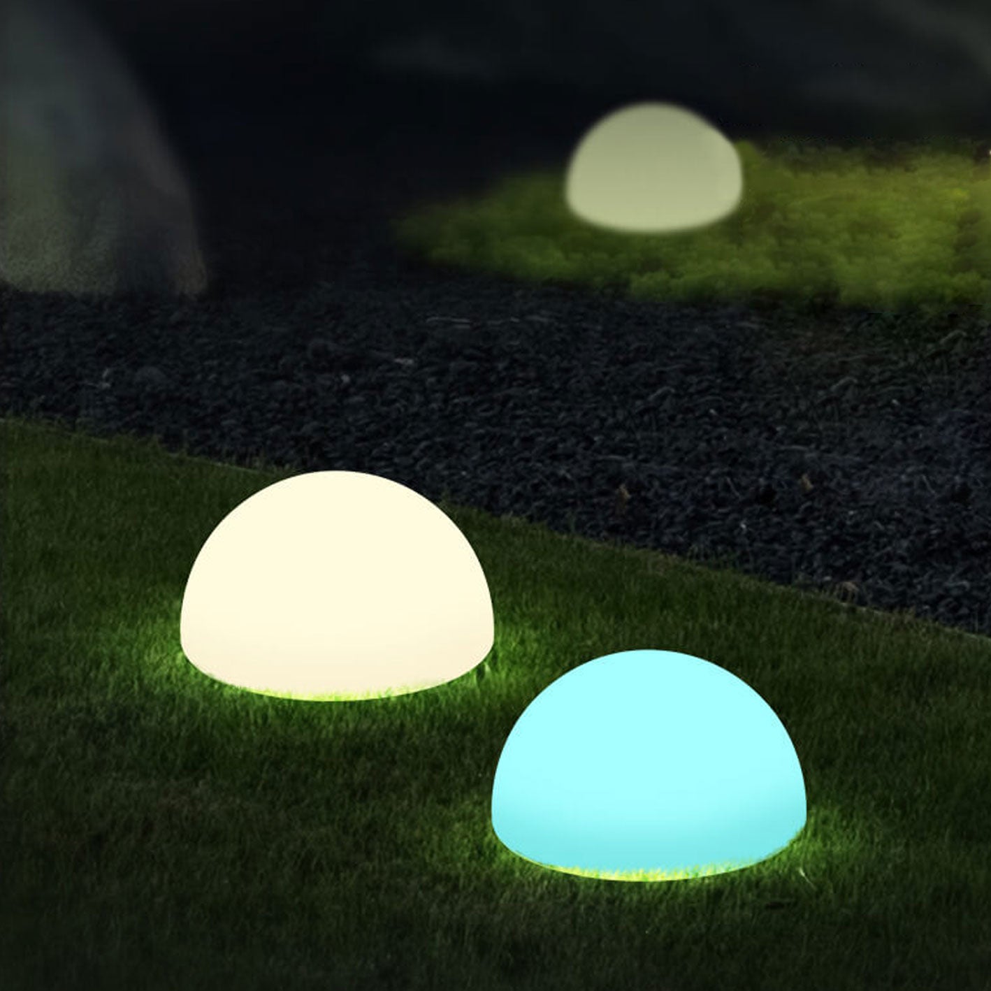 Floroux LED Boule Luminaire pour Extérieur | Solaire Étanche | Éclairage Décoratif pour Pelouse & Jardin | Durable & Résistant aux Intempéries