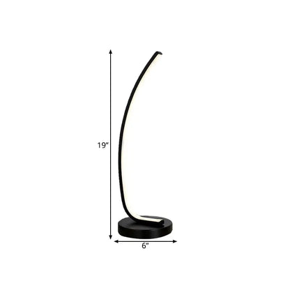 LumiFlex - Lampe de Table Linéaire Flexible et Élégante