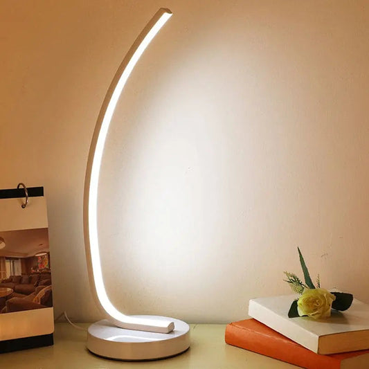 LumiFlex - Lampe de Table Linéaire Flexible et Élégante