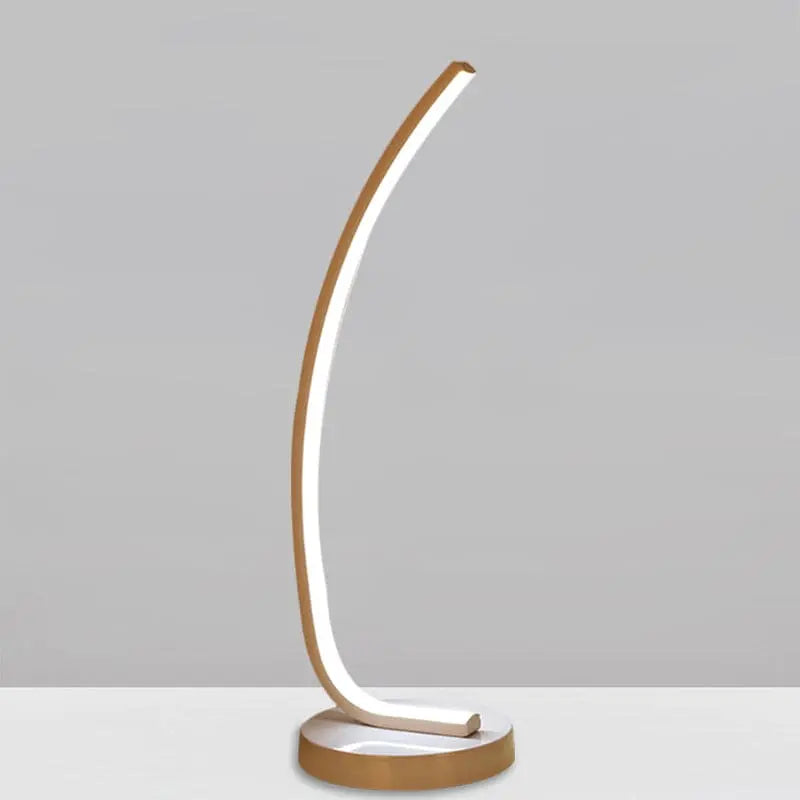 LumiFlex - Lampe de Table Linéaire Flexible et Élégante