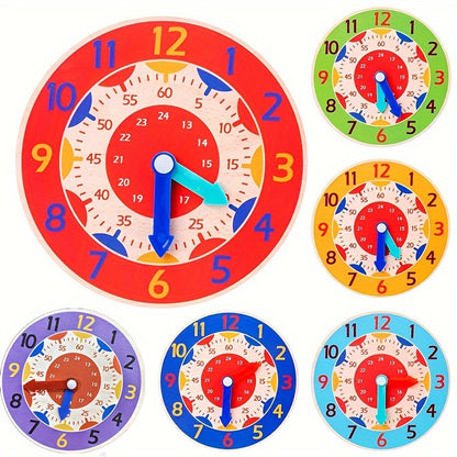 Floroux pour enfants - horloge d'apprentissage pour apprendre l'heure, parfaite en tant que cadeau de Noël et d'Halloween