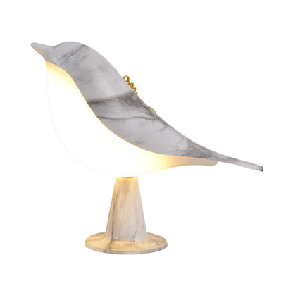 Lampe oiseau avec lumière LED