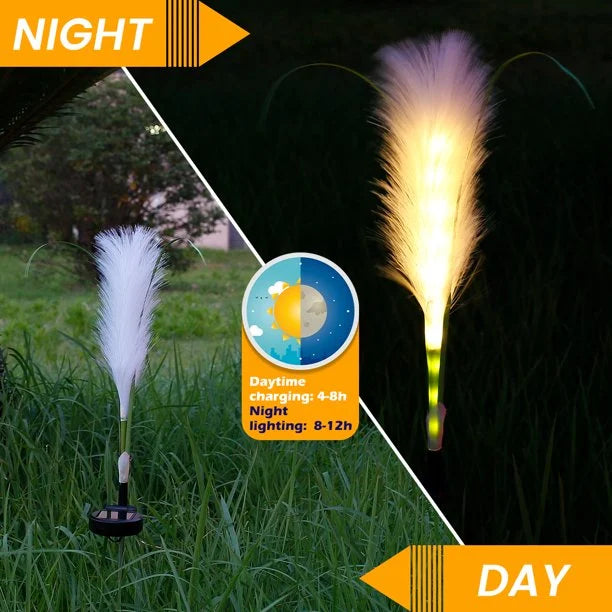 Floroux Lampe de jardin en osier décoratif