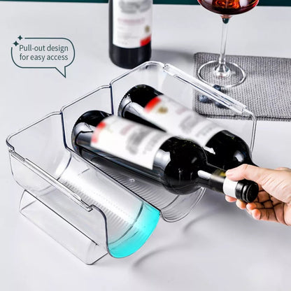 Triple Étagère à Bouteilles de Vin Empilable