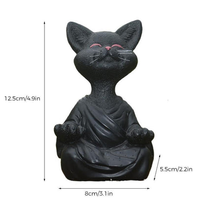 Décor de chat Bouddha Heureux