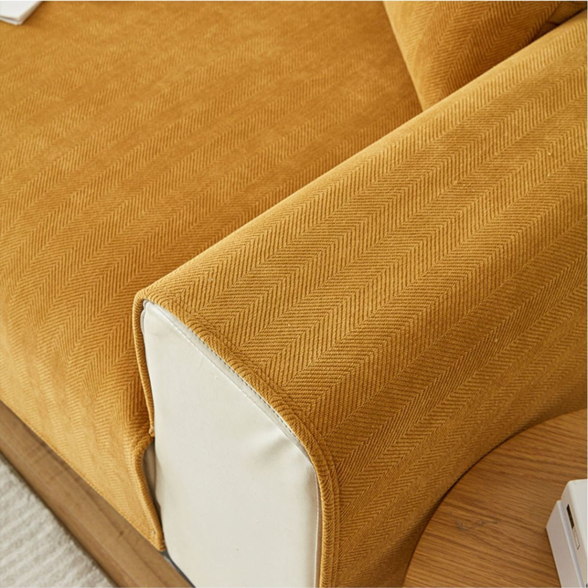 Coussin de canapé antidérapant Herringbone Housse de canapé