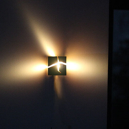 Floroux Creative Design Applique murale en bois | Fini rustique | Fait à la main | Luminaires décoratifs élégants pour la maison