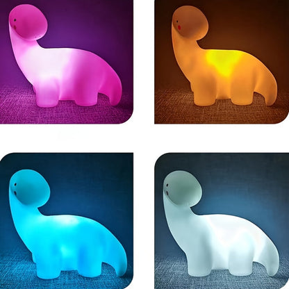 DinoGlow - Lampe de nuit LED ludique pour chambre d'enfant