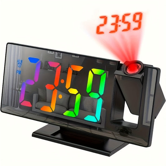TimeView Horloge – Miroir Moderne Projecteur LED