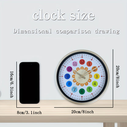 Floroux | Horloge murale colorée