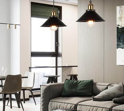 Floroux conical pendant in brass | Modern design | Dining room & Kitchen | Elegant atmosphere