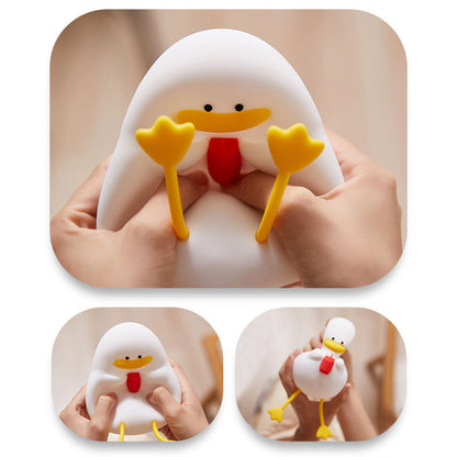 Lampe de nuit LED en silicone Duck